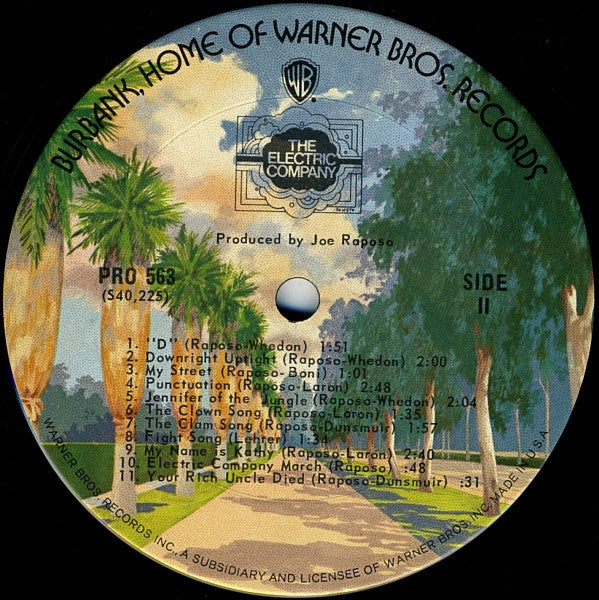 The Electric Company (2) : The Electric Company (LP, Album, RP)