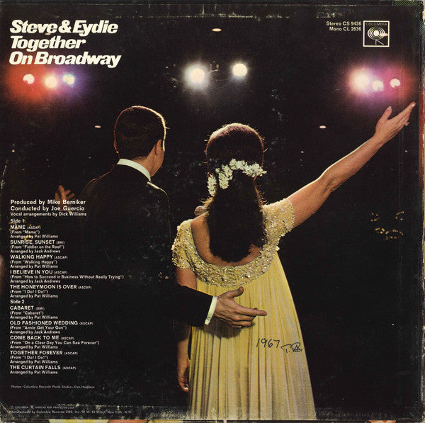 Steve & Eydie : Together On Broadway (LP, Album)