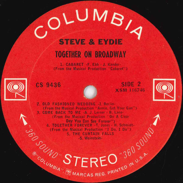 Steve & Eydie : Together On Broadway (LP, Album)