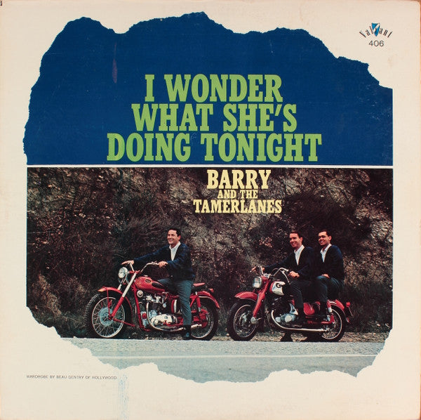Barry And The Tamerlanes : I Wonder What She's Doing Tonight (LP, Mono)