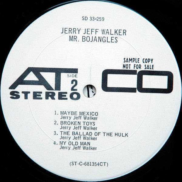 Jerry Jeff Walker : Mr. Bojangles (LP, Album, Promo, CT )