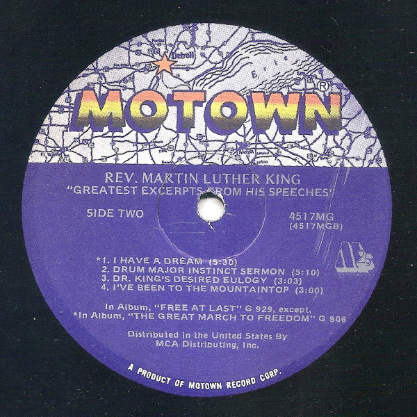 Stevie Wonder / Rev. Martin Luther King* : Happy Birthday / Greatest Excerpts From His Speeches (12", RE)