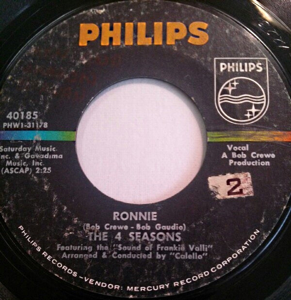 The Four Seasons : Ronnie (7", Single)