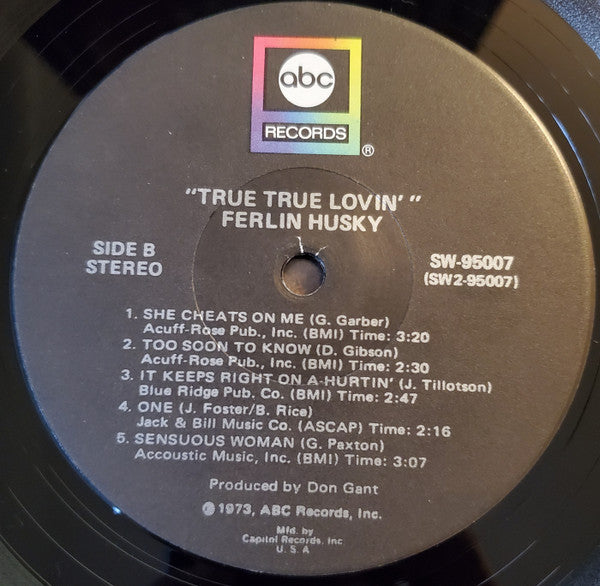 Ferlin Husky : True True Lovin' (LP, Album, Club, Cap)