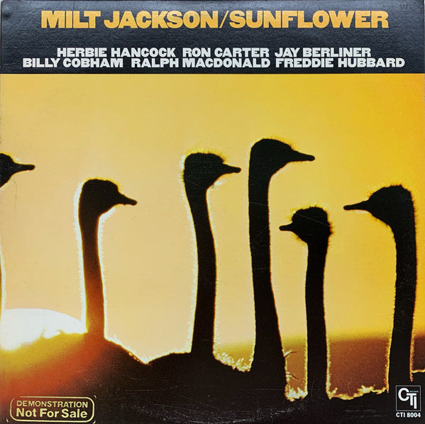 Milt Jackson : Sunflower (LP, Album, Promo, RE)