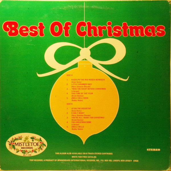 Various : Best Of Christmas (LP, Comp)