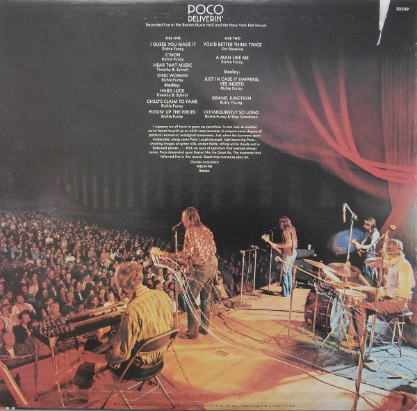 Poco (3) : Deliverin' (LP, Album, RE)