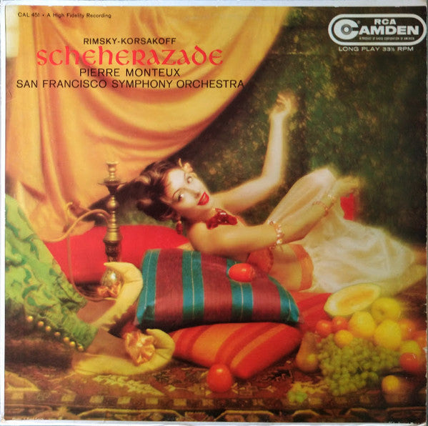 Rimsky-Korsakov* - Pierre Monteux, San Francisco Symphony Orchestra* : Scheherazade (LP, Album, Ind)