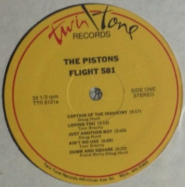 The Pistons (2) : Flight 581 (LP, Album)