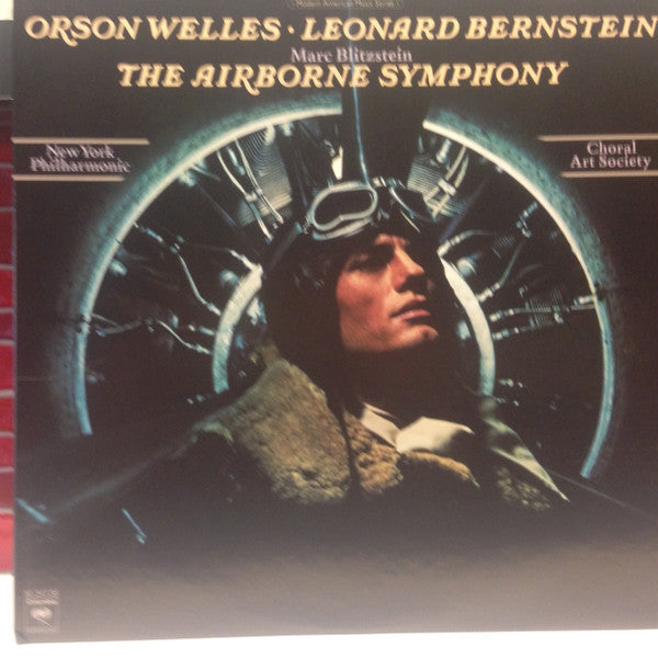 Marc Blitzstein - Orson Welles · Leonard Bernstein, New York Philharmonic, Choral Art Society* : The Airborne Symphony (LP)