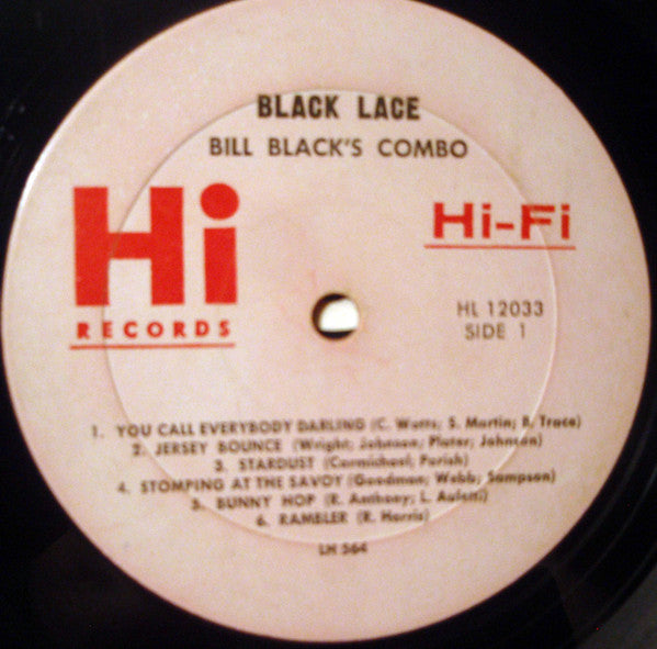 Bill Black's Combo : Black Lace (LP, Album, Mono)