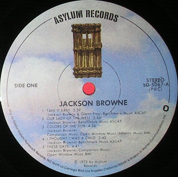 Jackson Browne : For Everyman (LP, Album, RP, PRC)