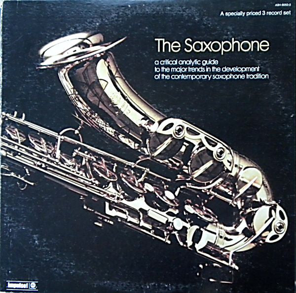 Various : The Saxophone (3xLP, Comp)
