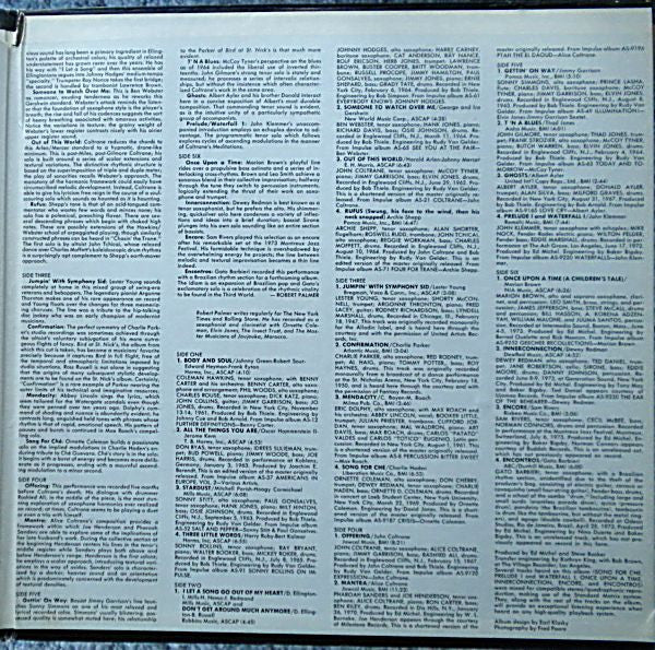 Various : The Saxophone (3xLP, Comp)