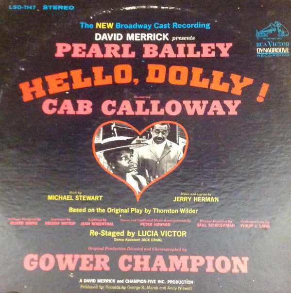 David Merrick (2) Presents Pearl Bailey : Hello, Dolly! - The New Broadway Cast Recording (LP)