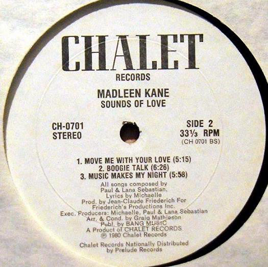 Madleen Kane : Sounds Of Love (LP, Album)
