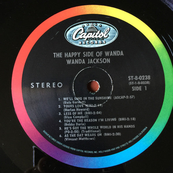 Wanda Jackson : The Happy Side Of Wanda (LP, Album, Club)