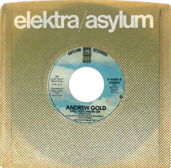 Andrew Gold : Thank You For Being A Friend (7", Single, Styrene, All)