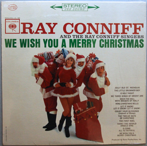 Ray Conniff And The Ray Conniff Singers* : We Wish You A Merry Christmas (LP, Album, Hol)