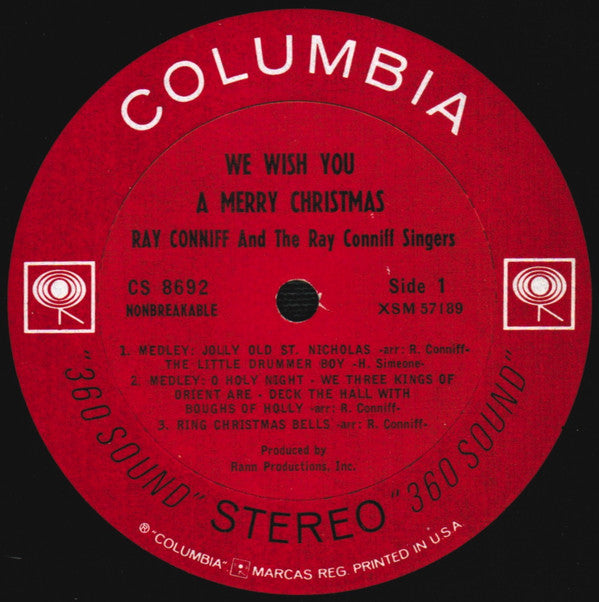 Ray Conniff And The Ray Conniff Singers* : We Wish You A Merry Christmas (LP, Album, Hol)