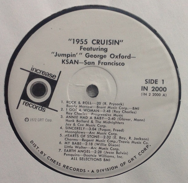 Various : Cruisin' 1955  (LP, Comp, Mixed, RP)