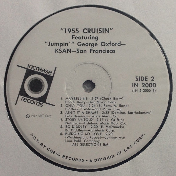 Various : Cruisin' 1955  (LP, Comp, Mixed, RP)