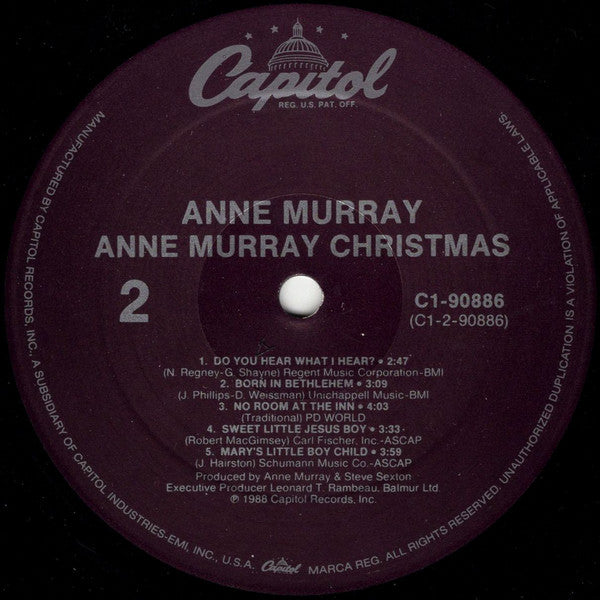 Anne Murray : Christmas (LP, Album)