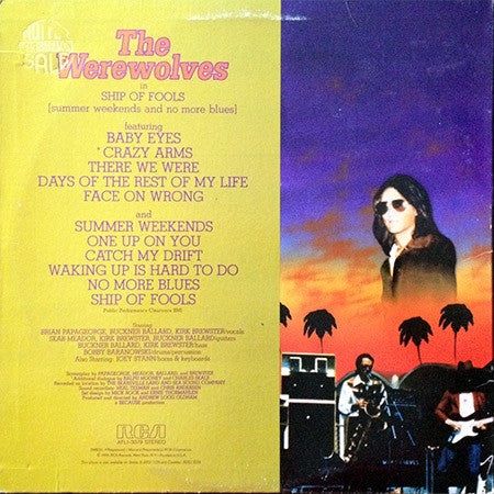 The Werewolves* : Ship Of Fools (Summer Weekends And No More Blues) (LP, Album)