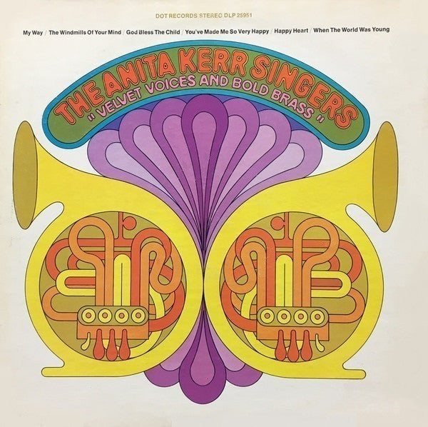 The Anita Kerr Singers : Velvet Voices And Bold Brass (LP, Album)