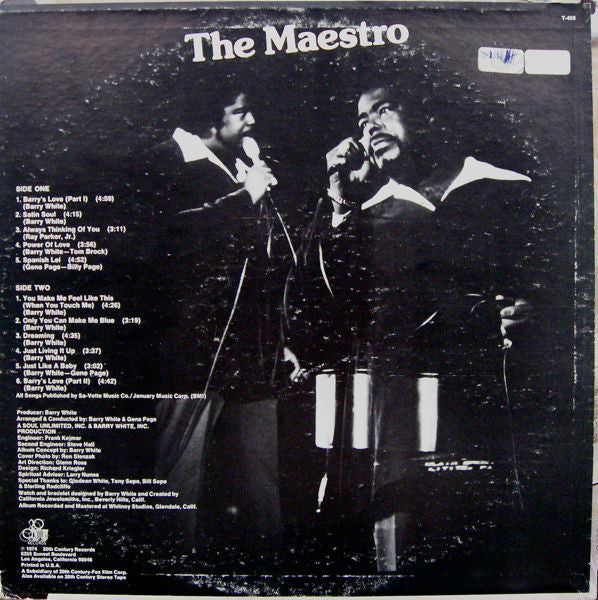 The Love Unlimited Orchestra* : White Gold (LP, Album)