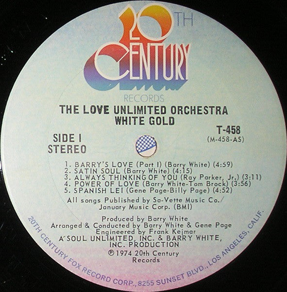The Love Unlimited Orchestra* : White Gold (LP, Album)