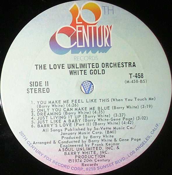 The Love Unlimited Orchestra* : White Gold (LP, Album)