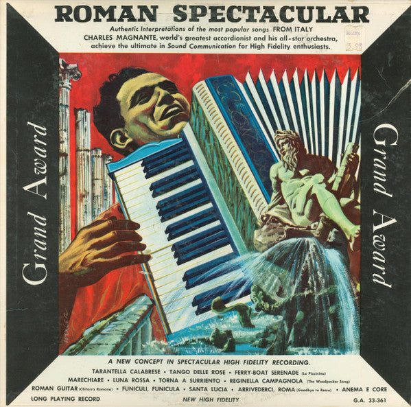 Charles Magnante & His Orch.* : Roman Spectacular (LP, Album, Mono)