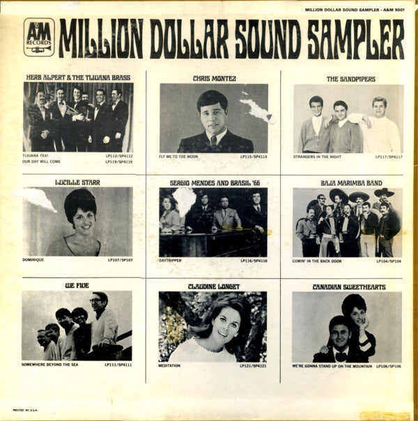 Various : Million Dollar Sound Sampler (LP, Smplr, Pit)