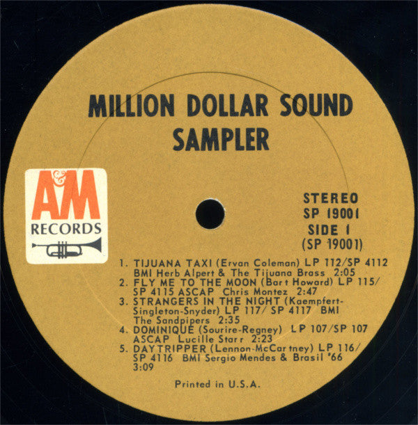Various : Million Dollar Sound Sampler (LP, Smplr, Pit)