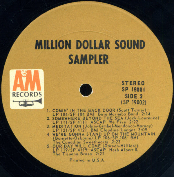 Various : Million Dollar Sound Sampler (LP, Smplr, Pit)