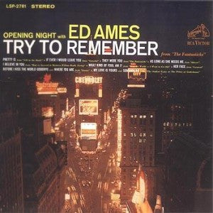 Ed Ames : Opening Night With Ed Ames (LP, Album, RE, Bro)