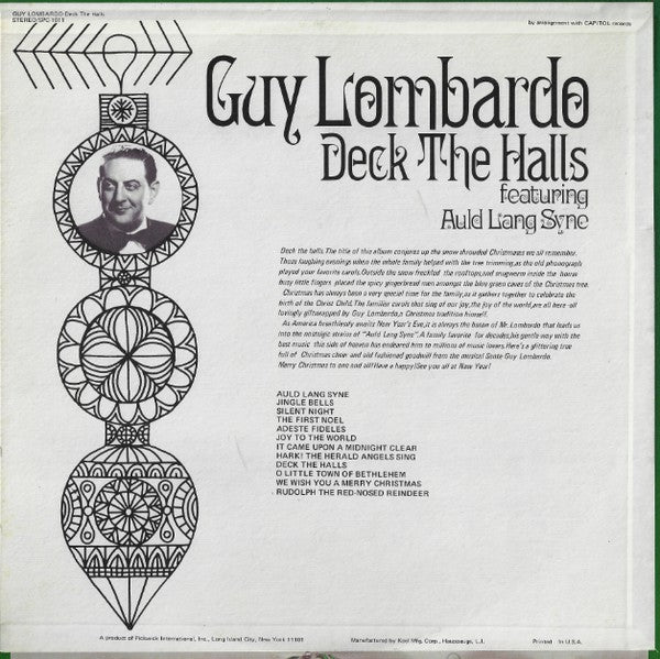 Guy Lombardo : Deck The Halls (LP, Album)