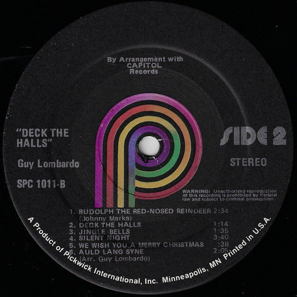 Guy Lombardo : Deck The Halls (LP, Album)