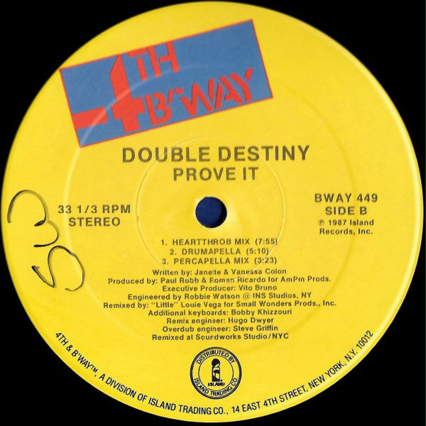 Double Destiny : Prove It (12")