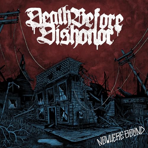 DEATH BEFORE DISHONOR - Nowhere Bound [Clear/Burgundy Splatter Vinyl]