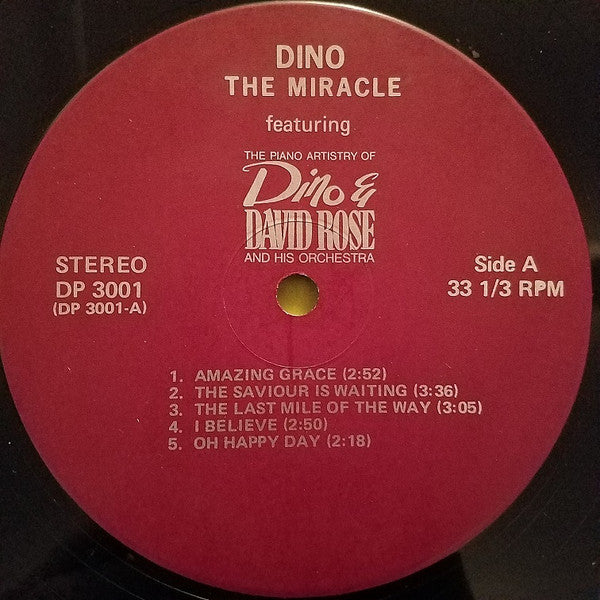 Dino* & David Rose And His Orchestra* : The Miracle (LP)