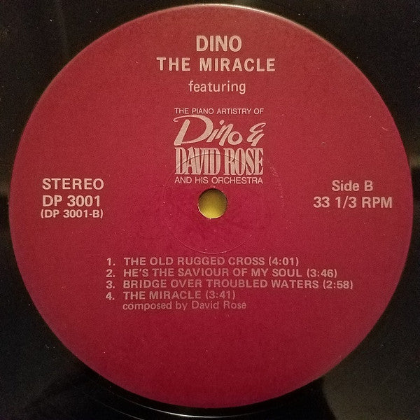 Dino* & David Rose And His Orchestra* : The Miracle (LP)