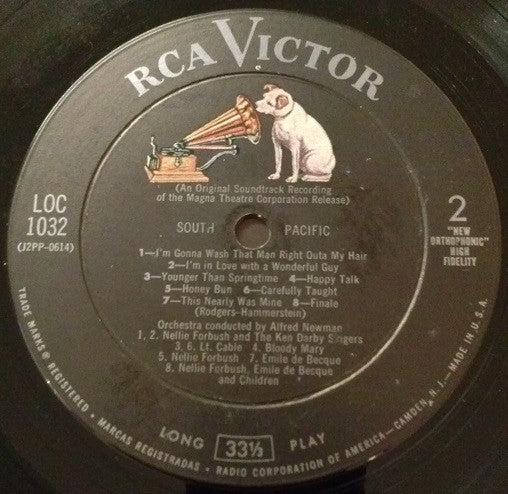 Rodgers & Hammerstein : South Pacific (LP, Album, Mono, RP, Ind)