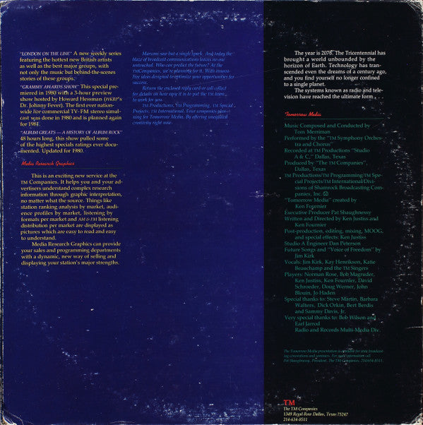 Unknown Artist : Tomorrow Media (2xLP)