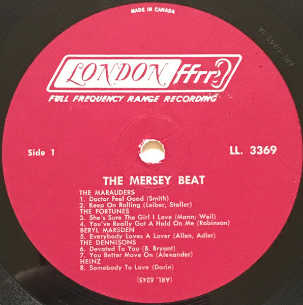 Various : The Mersey Beat (LP, Comp, Mono)