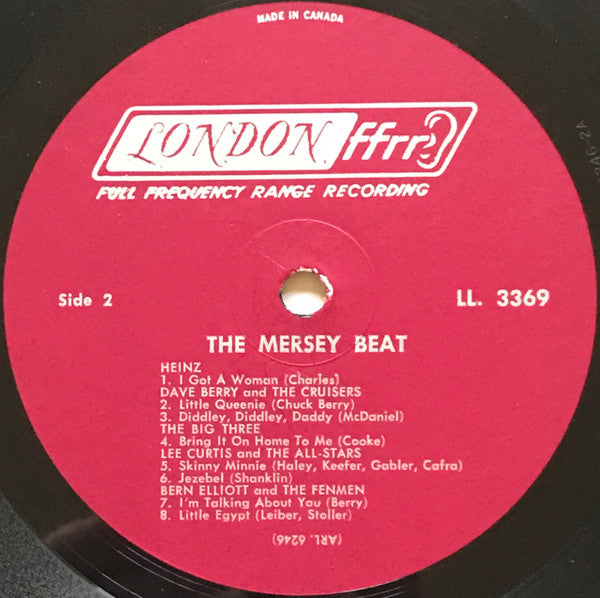 Various : The Mersey Beat (LP, Comp, Mono)