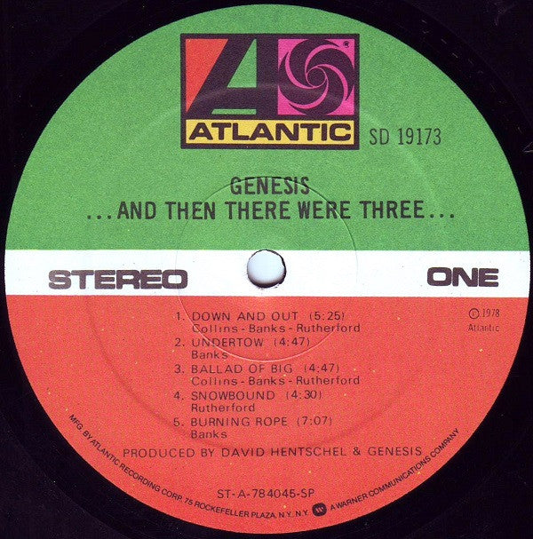 Genesis : ...And Then There Were Three... (LP, Album, SP )
