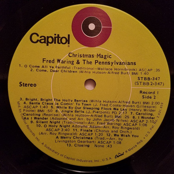 Fred Waring & The Pennsylvanians : Christmas Magic (2xLP, Album, Comp)