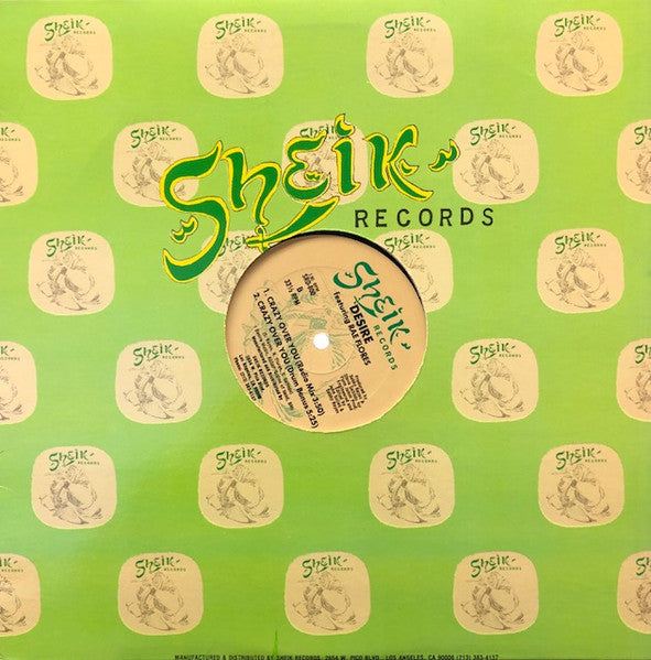 Desire (2) featuring Rae Flores : Crazy Over You (12", Single)
